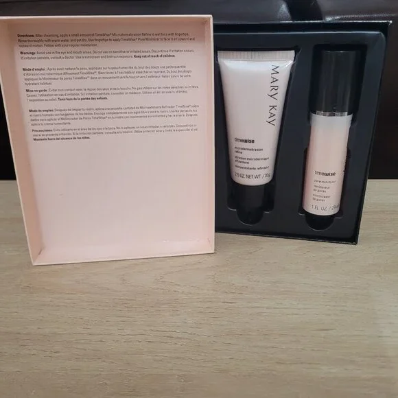 Mary Kay Timewise Microdermabrasion Plus Set Pore Minimizer & Refine New - Picture 2 of 13